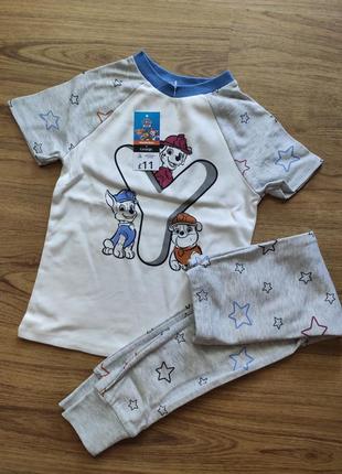 Детская пижама для мальчика щенячий патруль р.104-110(4/5)1 фото