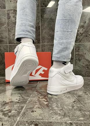 Nike air force winter (all white) / зимние кроссовки4 фото