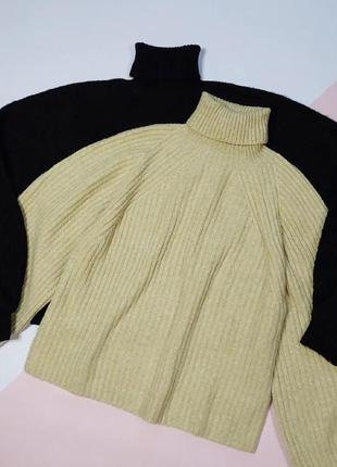 Теплый гольф, свитер под шею, трикотажный свитер