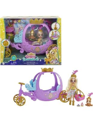 Игровой набор enchantimals карета и пони peola pony энчентималс