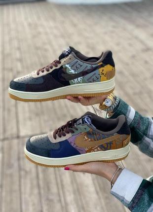 Женские кроссовки boys nike air force 1 cactus jack м2 / smb