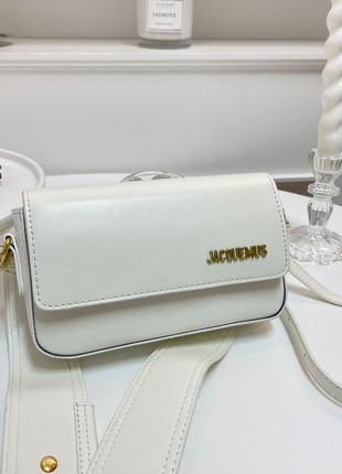 Белая сумка jacquemus8 фото