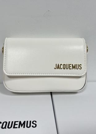 Белая сумка jacquemus4 фото