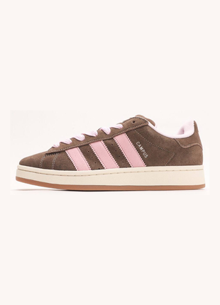 Сникерсы adidas campus 00s choco core pink.1 фото