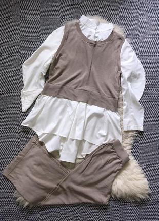 Костюм набор комплект блуза палаццо трикотажный laetitia mem1 фото