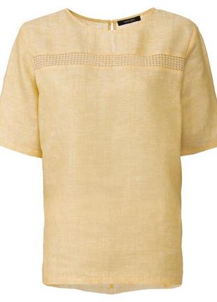 10-12 нова дивовижна лляна елітна блузка блуза зі 100% натурального льону