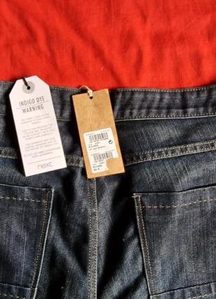 Фірмові англійські демісезонні зимові джинси next,нові з бірками,розмір 34.3 фото