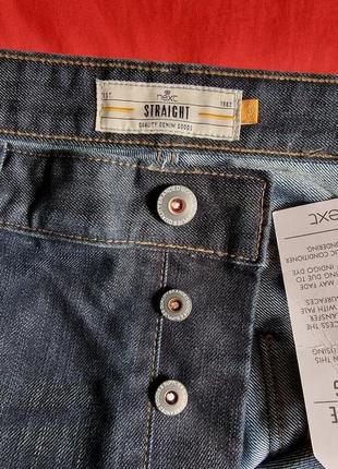 Фірмові англійські демісезонні зимові джинси next,нові з бірками,розмір 34.8 фото