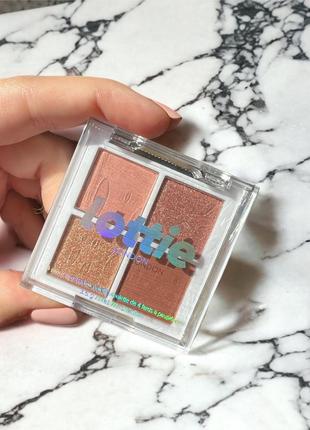 Палетка теней lottie london eyeshadow quad