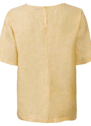 10-12 нова дивовижна лляна елітна блузка блуза зі 100% натурального льону2 фото