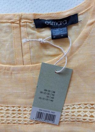 10-12 нова дивовижна лляна елітна блузка блуза зі 100% натурального льону9 фото