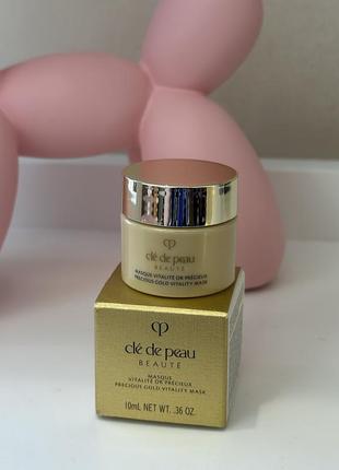 Маска для обличчя cle de peau beaute precious gold vitality mask