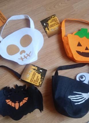 Halloween фетровые сумочки для конфет