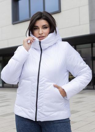 Куртка жіноча демісезонна 47 (білий)