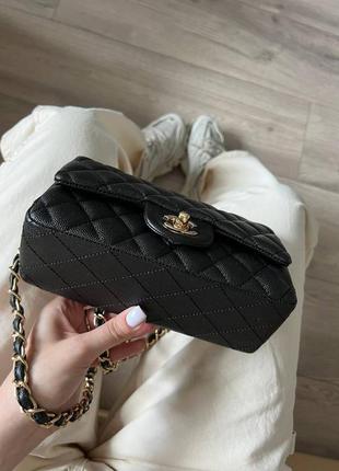 Сумка chanel 1.55 blackure6 фото