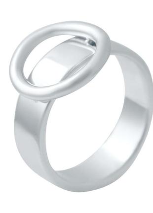 Серебряное кольцо komilfo с без камней, вес изделия 6,31 гр (2016434) 19 размер