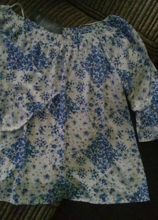 Вискозная летняя блуза3 фото