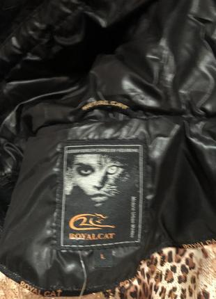 Пуховое пальто пуховик  royal cat  до -30с. размер л7 фото