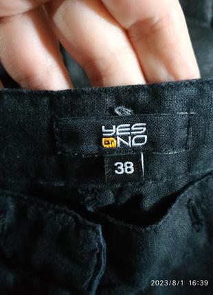 Льняные женские брюки от бренда yes or no, р.385 фото