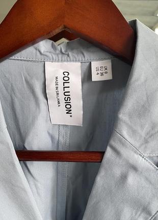 Оверсайз платья рубашка интересного кроя фирмы collusion5 фото