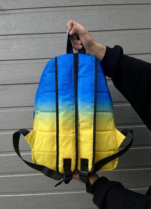 Міський рюкзак синьо жовтий слава зсу8 фото