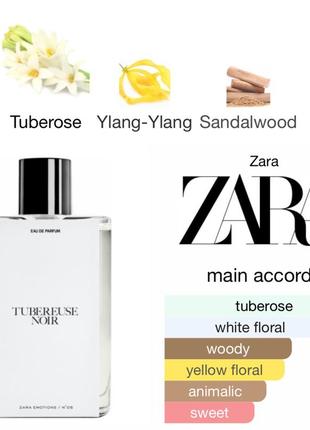 Jo malone zara tubereuse noir2 фото