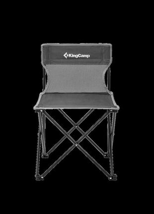 Складное кресло kingcamp compact chair in steel m, серый