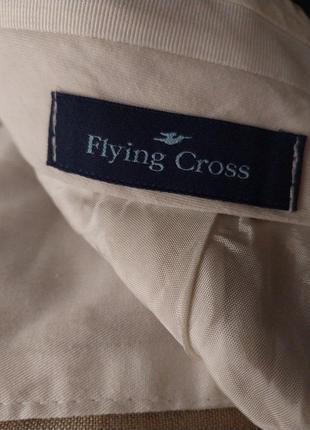 Чоловічі лляні літні брюки flying cross 52р., льон, бежеві9 фото