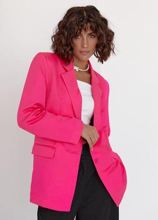 Жіночий піджак з кольоровою підкладкою.9 фото