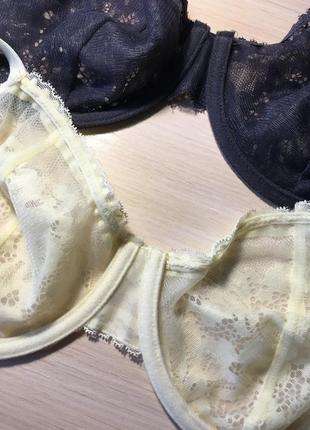 Набор бюстгальтеров primark 36dd 80e 2-pk non-padded lace bras10 фото