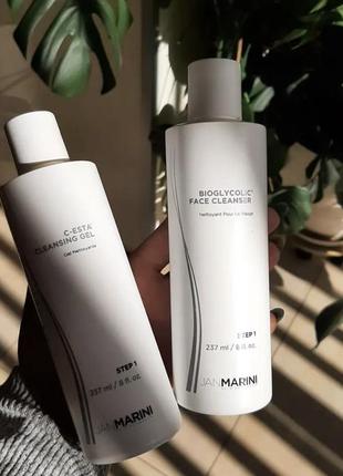 Очищающий гель с витамином с и dmae jan marini c-esta cleansing gel