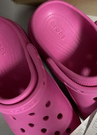 Crocs platform розовые на платформе новые barbie6 фото