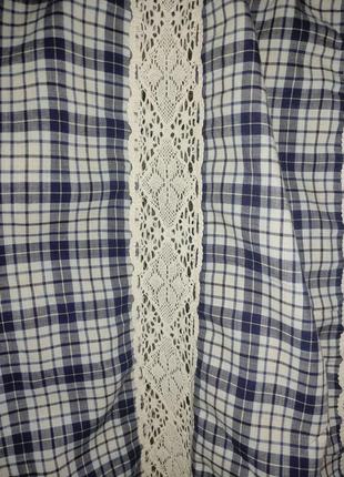 Коттоновая блуза с кружевом odd molly (100% хлопок)4 фото