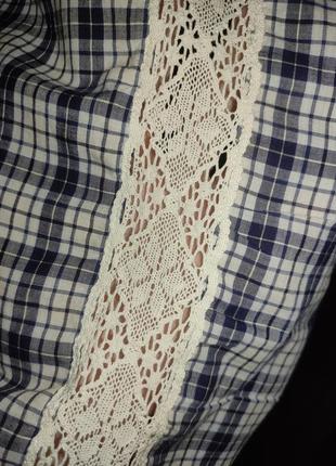 Коттоновая блуза с кружевом odd molly (100% хлопок)8 фото