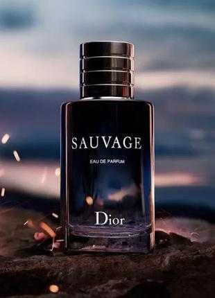 Чоловічі парфуми christian dior sauvage 100ml edp чоловіча туалетна вода чоловічі парфуми крістіан діор саваж2 фото