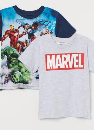 Набір футболок avengers месники h&m для хлопчика 76400