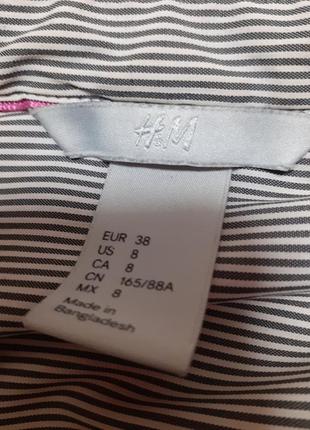 Сорочка в смужку h&m 4