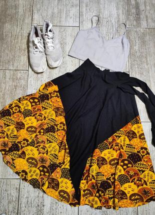 Спідниця вишиванка юбка вышиванка сонце клеш пышная орнамент узор украинский стиль