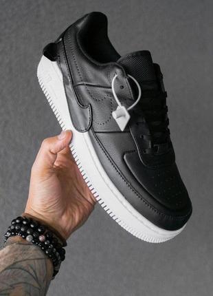 Женские кроссовки nike air force jester black white / smb3 фото