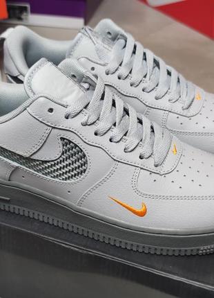 Nike air force 1 low wolf grey kumquat