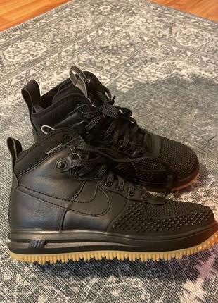 Коричневые мужские ботинки nike lunar force 1 duckboot