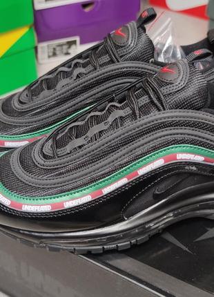 Nike air max 97 undefeated black