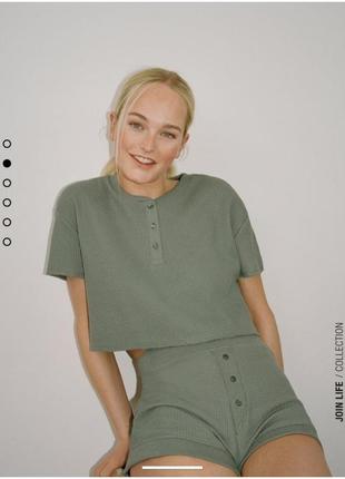 Бавовняний костюм zara розмір м маломірить на s