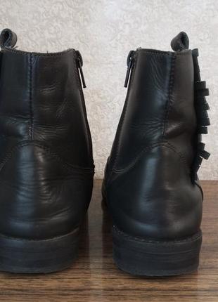 Демисезонные сапожки-ботинки фирма reserved. кожа. индия размер 346 фото
