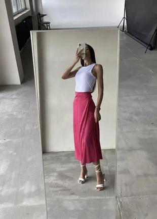 Легкий костюм топ+спідниця