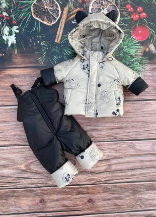 Пошив і відправка від виробника
костюм дитячий зимовий курточка напівкомбінезон2 фото