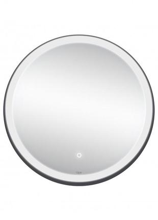 Дзеркало qtap robin r600 black з led-підсвічуванням і антизапотеванием qt13786501b4 фото