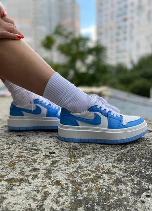 Кроссовки nike air jordan 1 elevate low university blue