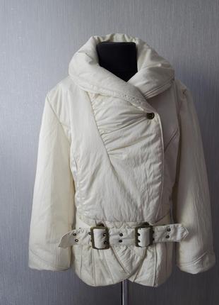 Фирменная очень крутая куртка на запах с поясом сезон весна-осень show beauty