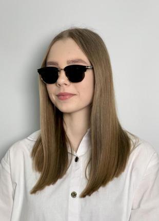 Солнцезащитные очки женские круглой формы защита 400 uv с поляризованной линзой...